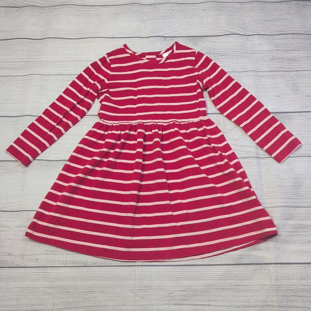 4 Hanna Andersson Red Stripe Elisabet Dress